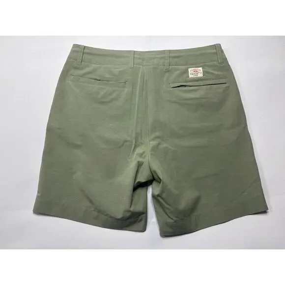 Faherty Brand All Day Men's Green Drawstring  Shorts - Size 31 (31x6.5) - Picture 3 of 7